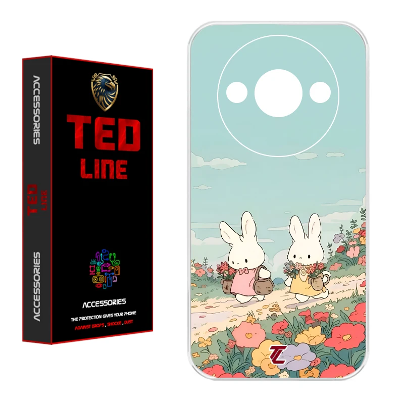 کاور تدلاین طرح خرگوش کد 1178 مناسب برای گوشی موبایل شیائومی Redmi A3