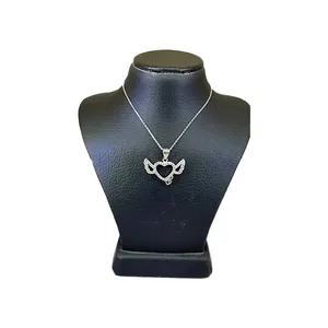 گردنبند نقره زنانه مدل قلب کد 5526