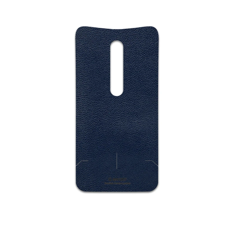 برچسب پوششی ماهوت مدل Deep-Blue-Leather مناسب برای گوشی موبایل موتورولا Moto X Style