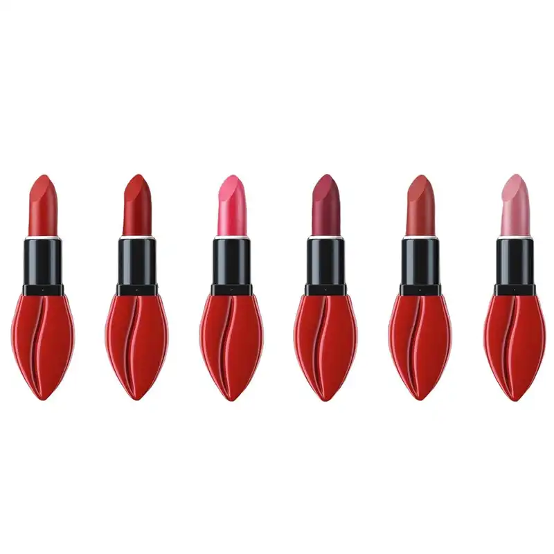 رژ لب جامد هندیان مدل Finish مجموعه 6 عددی