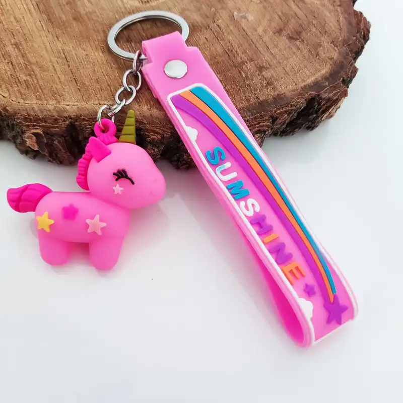 جاکلیدی مدل سیلیکونی طرح یونیکورن اسب تک شاخ ناز کد DB20