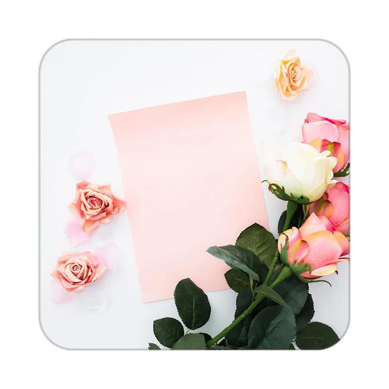 زیر لیوانی کاکتی طرح گل مدل mp17882