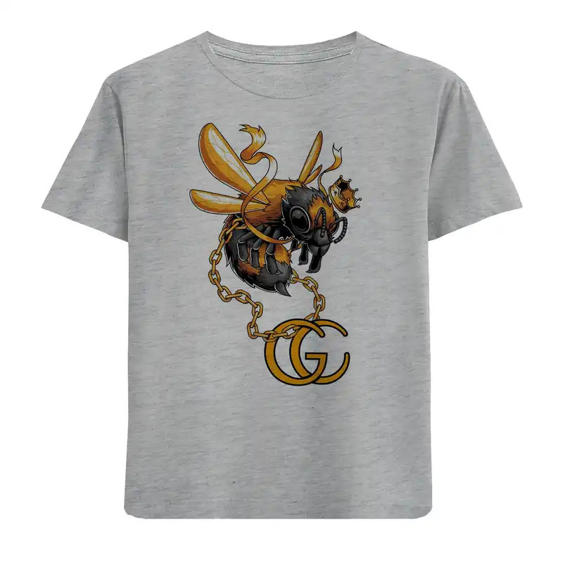 تی شرت آستین کوتاه پسرانه مدل مگس طلایی