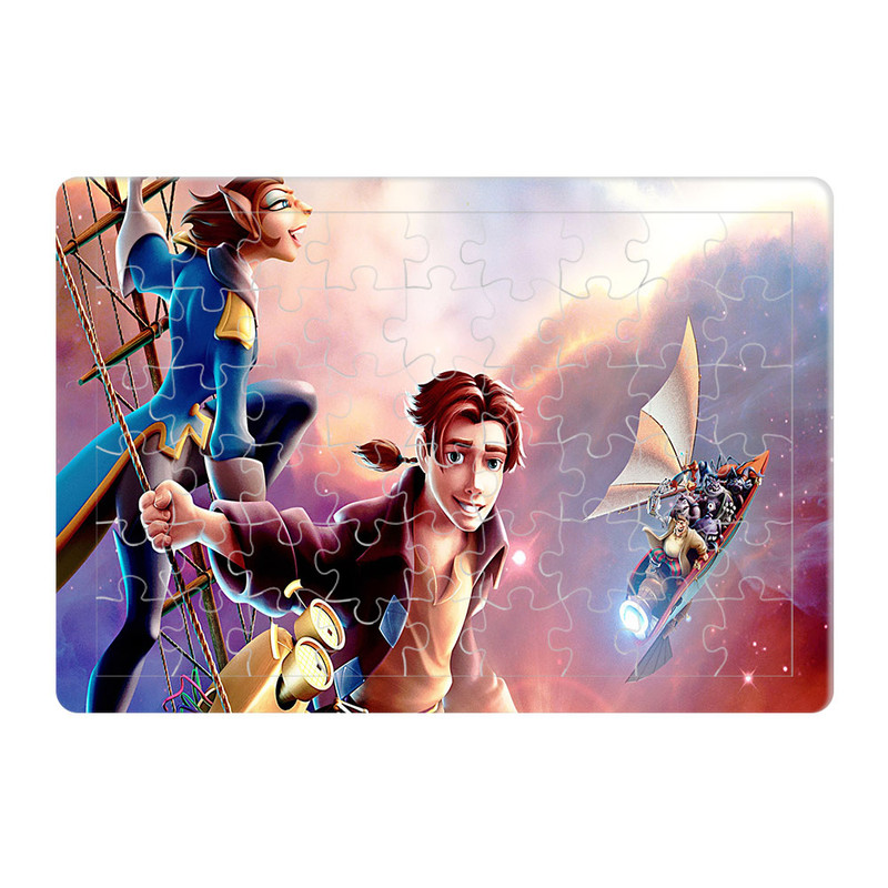 پازل 54 تکه هومرو مدل PL720 طرح انیمیشن سیاره گنج