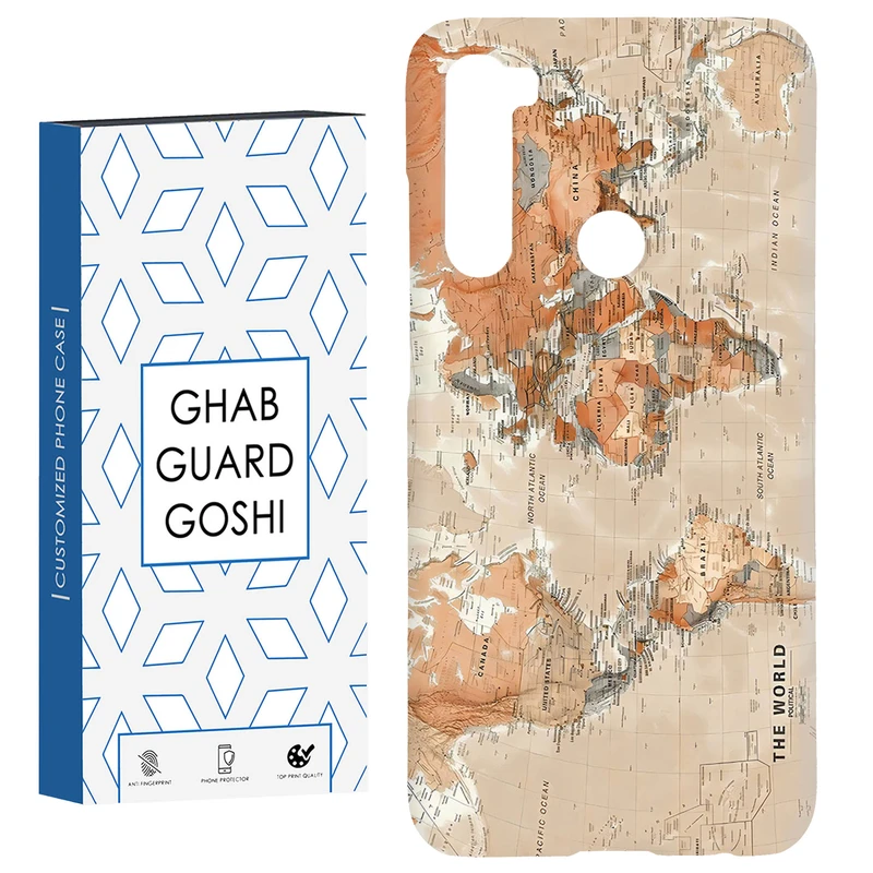 کاور قاب گارد گوشی طرح نقشه کد Dimo-081 مناسب برای گوشی موبایل شیائومی Redmi Note 8 