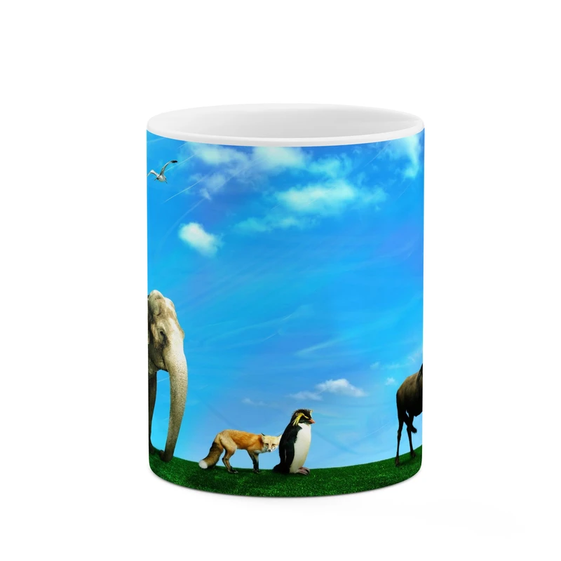 ماگ کاکتی طرح حیوانات کد mgp12256