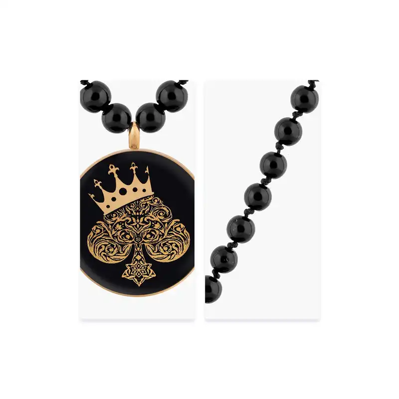 گردنبند زرسام مدل قلب کد 10007074