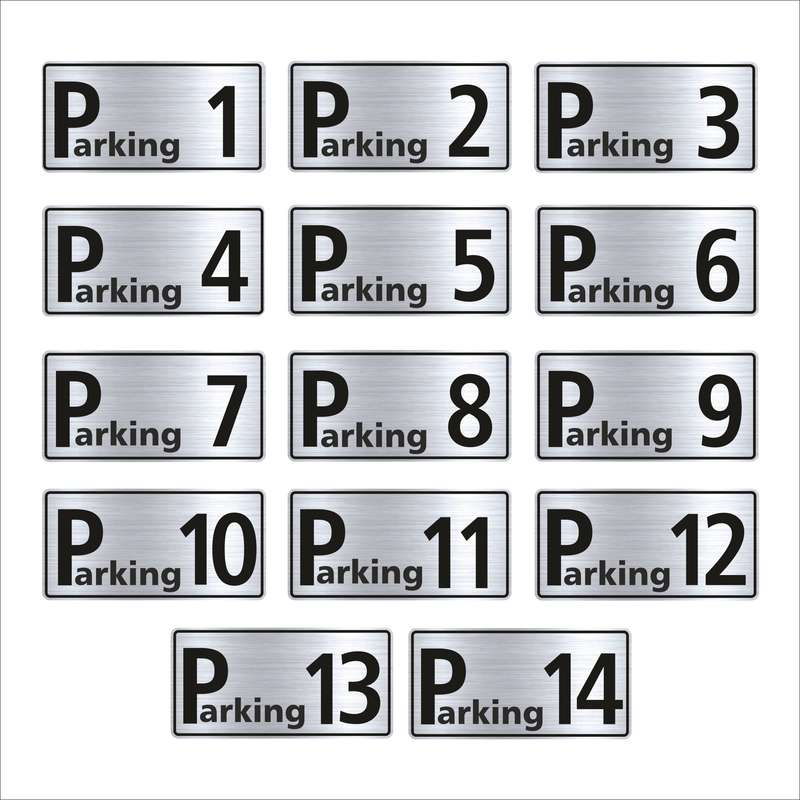 تابلو راهنما طرح پارکینگ مدل GNS614 مجموعه 14 عددی