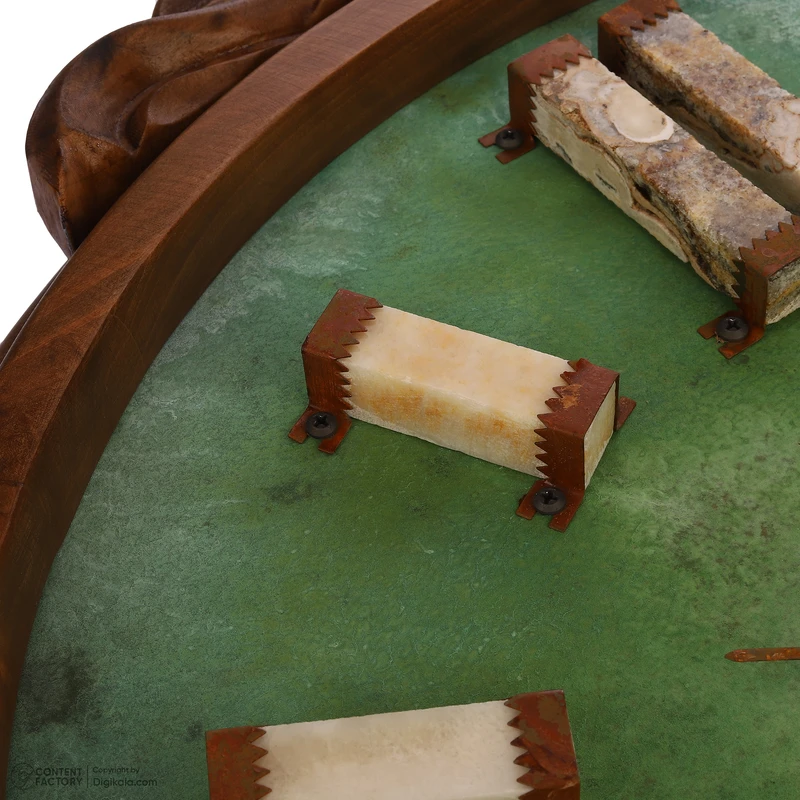 عکس شماره 11 : ساعت دیواری کوارتز بیسورت طرح شفق کریستال کد 66