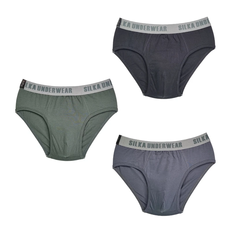 شورت اسلیپ مردانه سیلکا مدل ساده مجموعه سه عددی