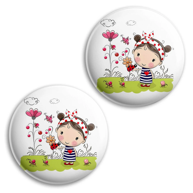 مگنت پرمانه طرح cute کد pmag2.26677 مجموعه 2 عددی