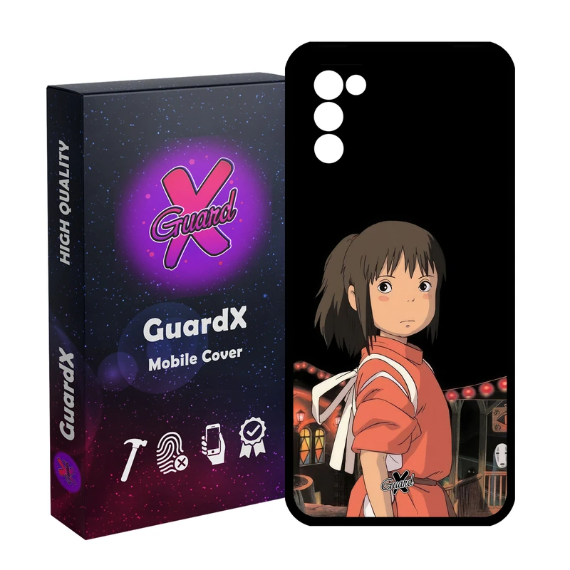 کاور گارد ایکس طرح Spirited Away Anime مدل Glass10574 مناسب برای گوشی موبایل سامسونگ Galaxy A03S/A02S/M02S/F02S