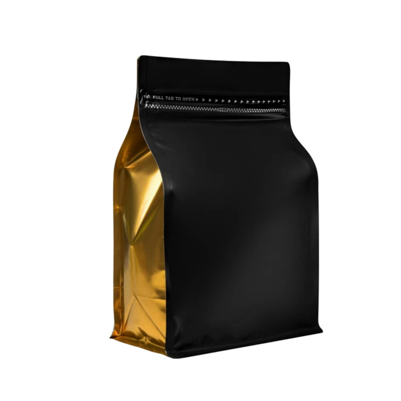 پاکت زیپ دار مدل باکس پوچ متالایز 28x17  بسته 50 عددی