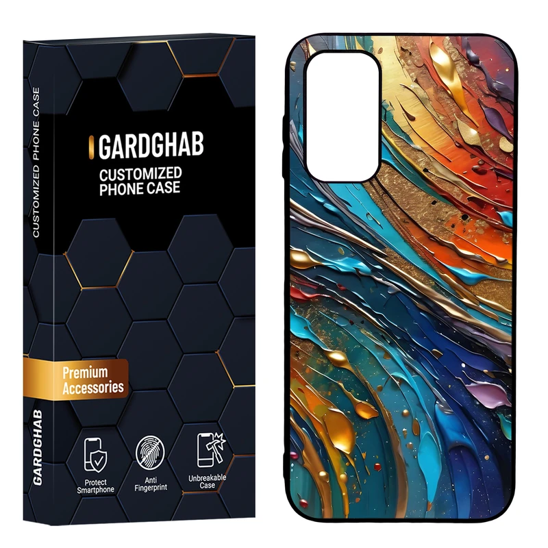 کاور گارد قاب مدل پشت گلس ساده مناسب برای گوشی موبایل سامسونگ Galaxy A14