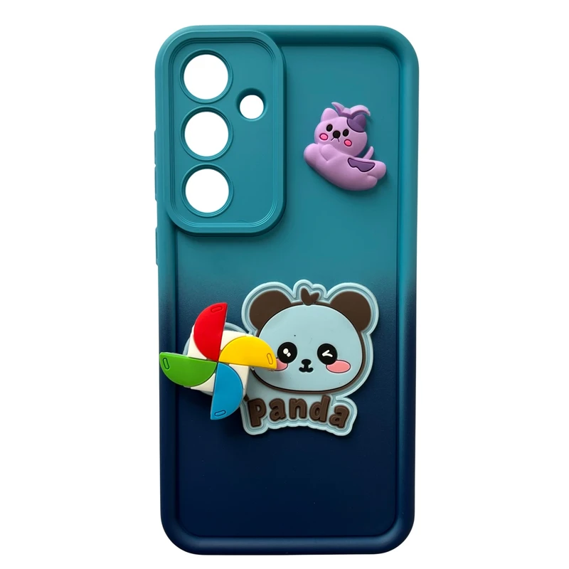 کاور مدل فانتزی اسپینر دار طرح پاندا مناسب برای گوشی موبایل سامسونگ Galaxy S24 FE