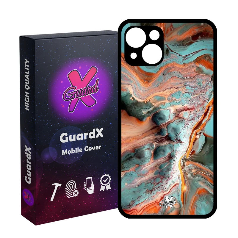 کاور گارد ایکس طرح ماربل مدل Glass10281 مناسب برای گوشی موبایل اپل iPhone 13