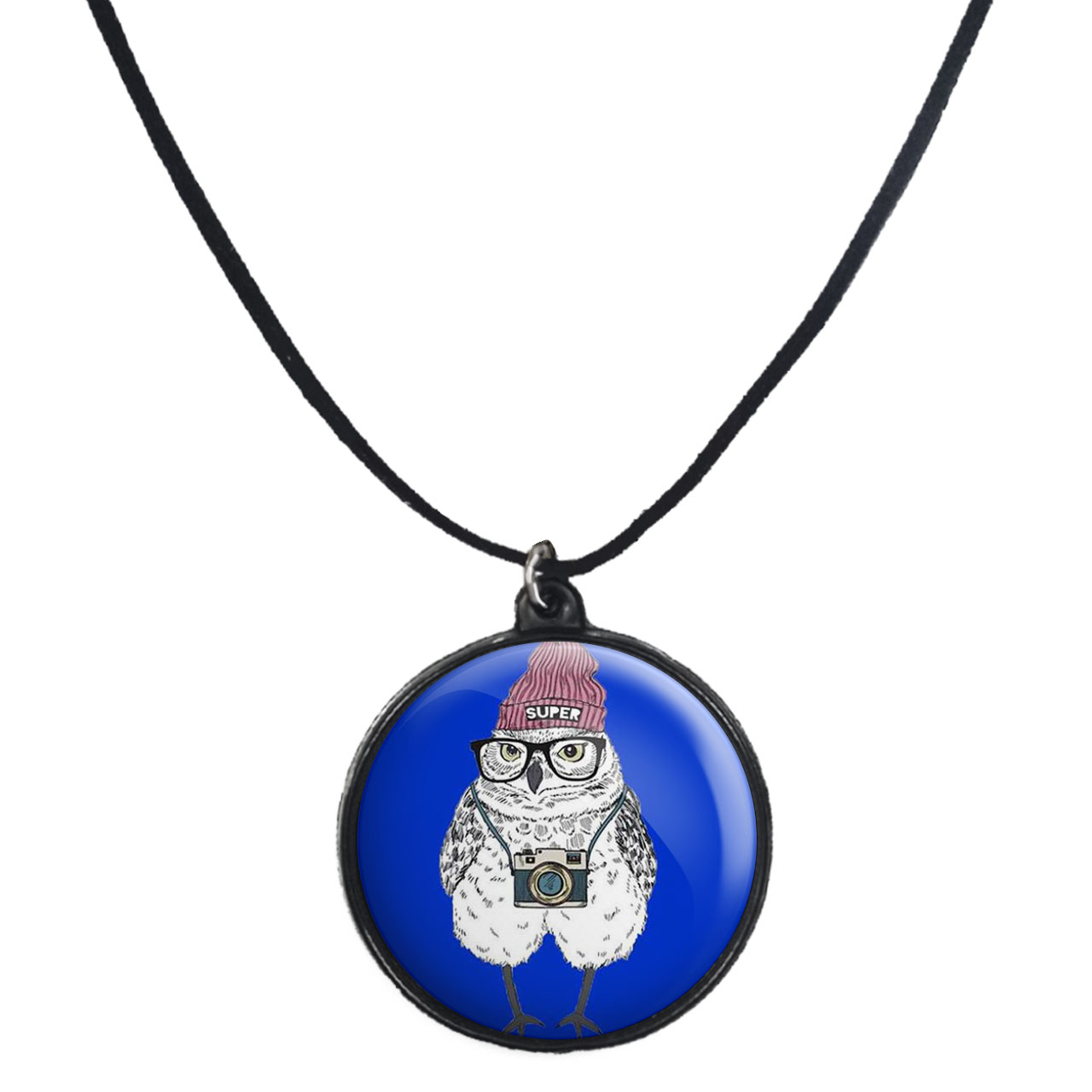 گردنبند پرمانه طرح عکاس کد pmb.5167 مدل دو طرفه