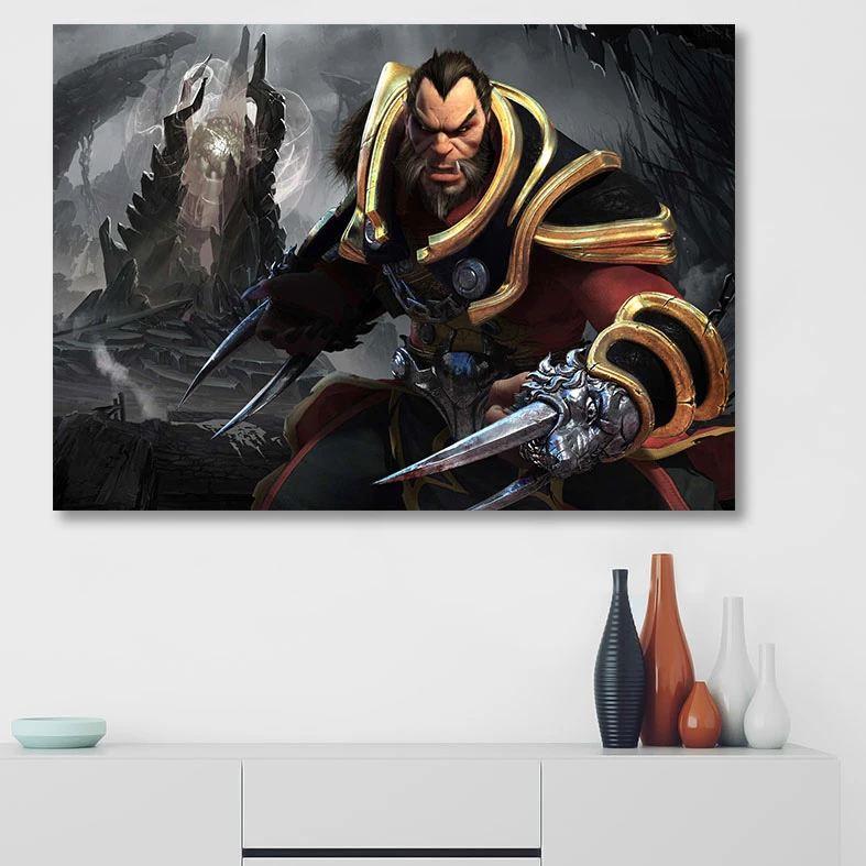 تابلو شاسی گالری استاربوی طرح Lycan مدل Dota 2 کد 029