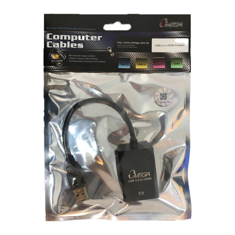 تبدیل USB3.0 به HDMI امگا مدل OM-UH001