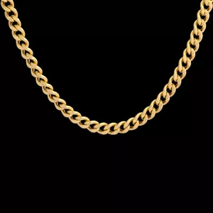 زنجیر طلا 18 عیار زنانه طلای مستجابی مدل گلستانه کد GZ50