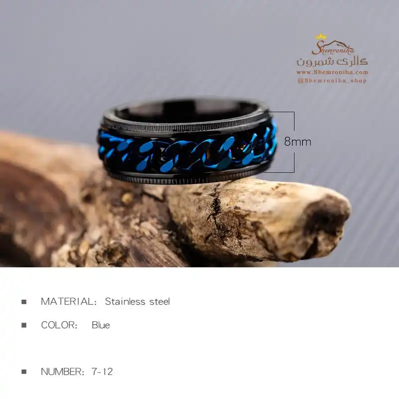 انگشتر مردانه گالری شمرون مدل RNG450B0