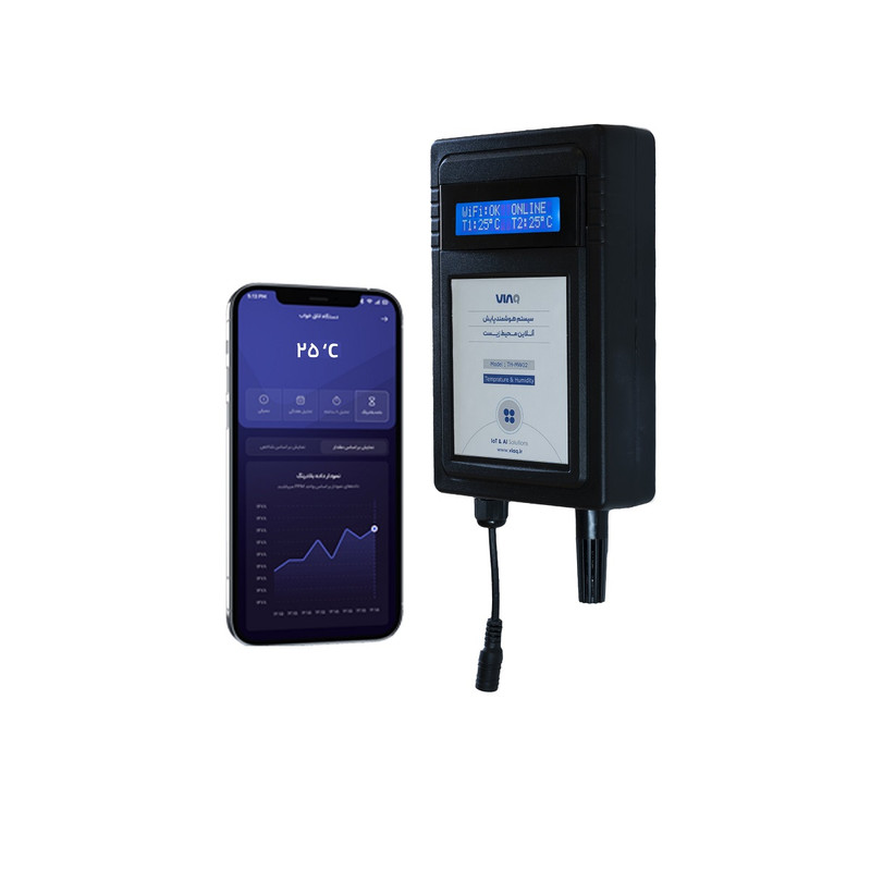 دیتالاگر دما و رطوبت آنلاین ویاک مدل TH-MW02 دیتالاگر دما و رطوبت آنلاین ویاک مدل TH-MW02