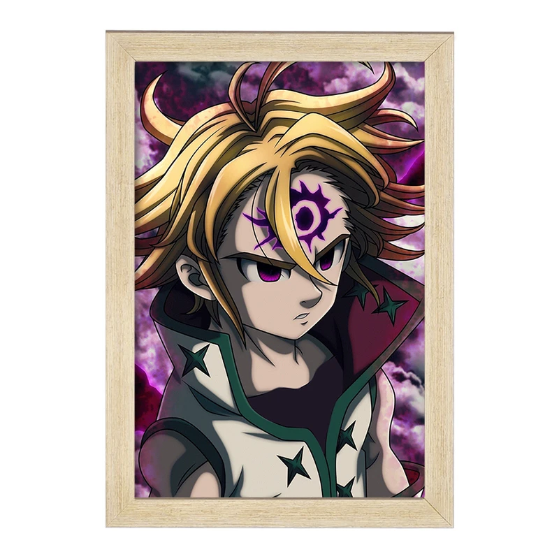 تابلو خندالو مدل ملیوداس انیمه هفت گناه کبیره  کد 17596