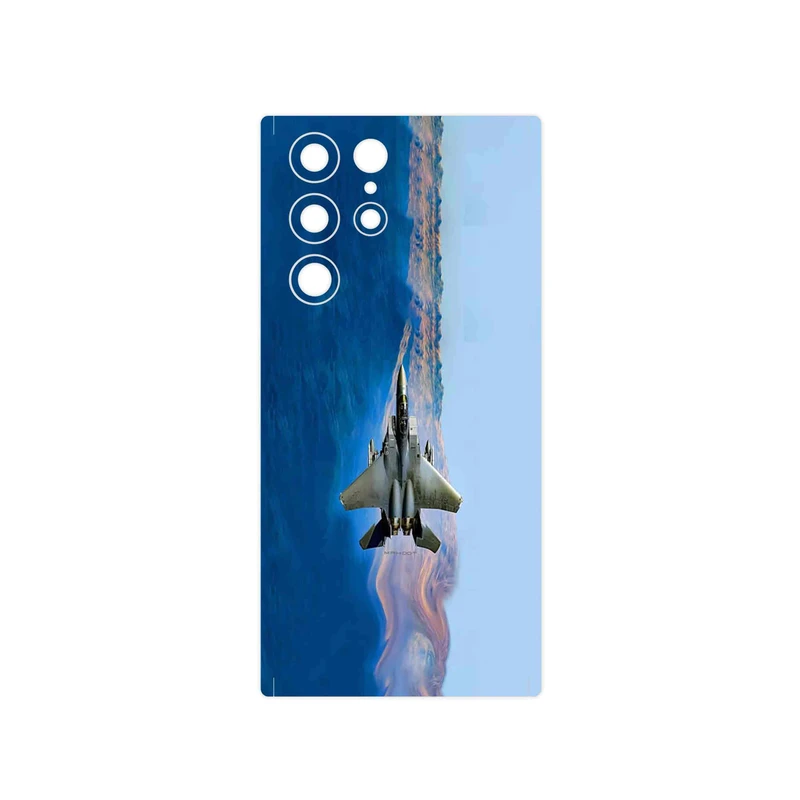 برچسب پوششی ماهوت مدل Fighter plane F15 مناسب برای گوشی موبایل سامسونگ Galaxy S22 Ultra 5G