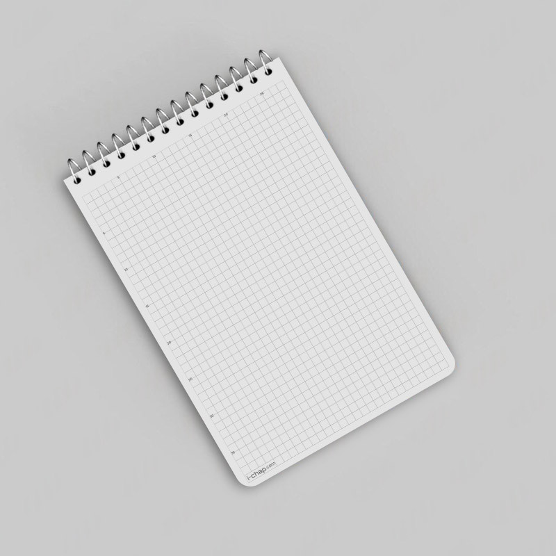 دفتر شطرنجی 80 برگ آی چاپ مدل گل گلی کد 639