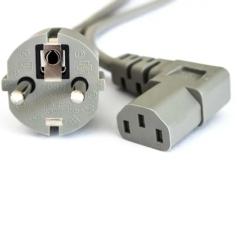 کابل برق سه پین منبع تغذیه کامپیوتر مدل 1x3 طول 2.5 متر