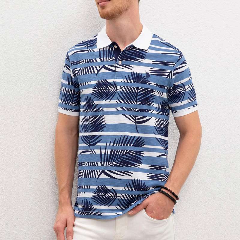 پولوشرت آستین کوتاه مردانه یو اس پولو مدل 984359VR28