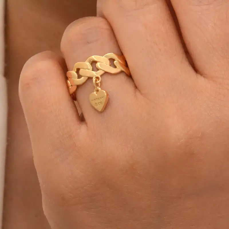 انگشتر طلا 18 عیار زنانه طلای مستجابی کد 56