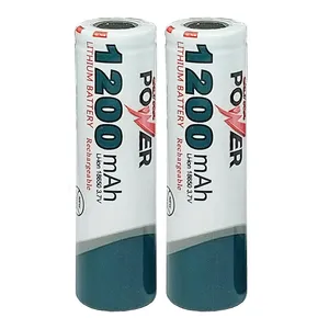 باتری لیتیوم یون اولترا پاور مدل MR-1200 ظرفیت 1200 میلی آمپر ساعت بسته دو عددی