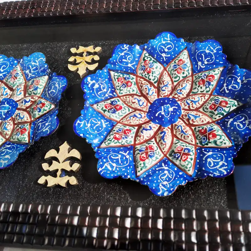 تابلو میناکاری مدل گل کد 01