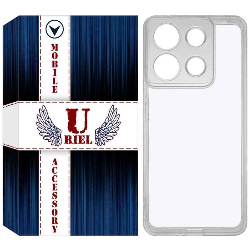 کاور یوریل مدل Clear مناسب برای گوشی موبایل شیائومی Redmi Note 13 4G