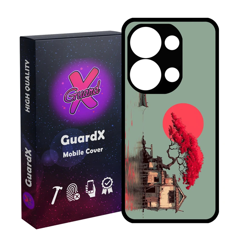 کاور گارد ایکس طرح خانه مدل 11092 مناسب برای گوشی موبایل شیائومی Redmi Note 13 Pro 4G / Poco M6 Pro 4G