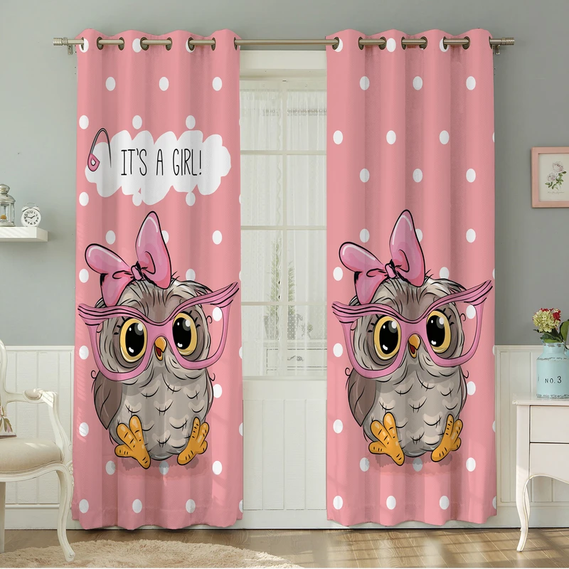 پرده نیروانا طرح کودک  مدل هازان کد 4126 سایز 140×280 سانتی متر