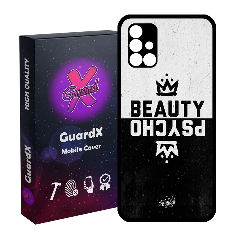 کاور گارد ایکس طرح Beauty Psycho مدل Glass10094 مناسب برای گوشی موبایل سامسونگ Galaxy A51 5G