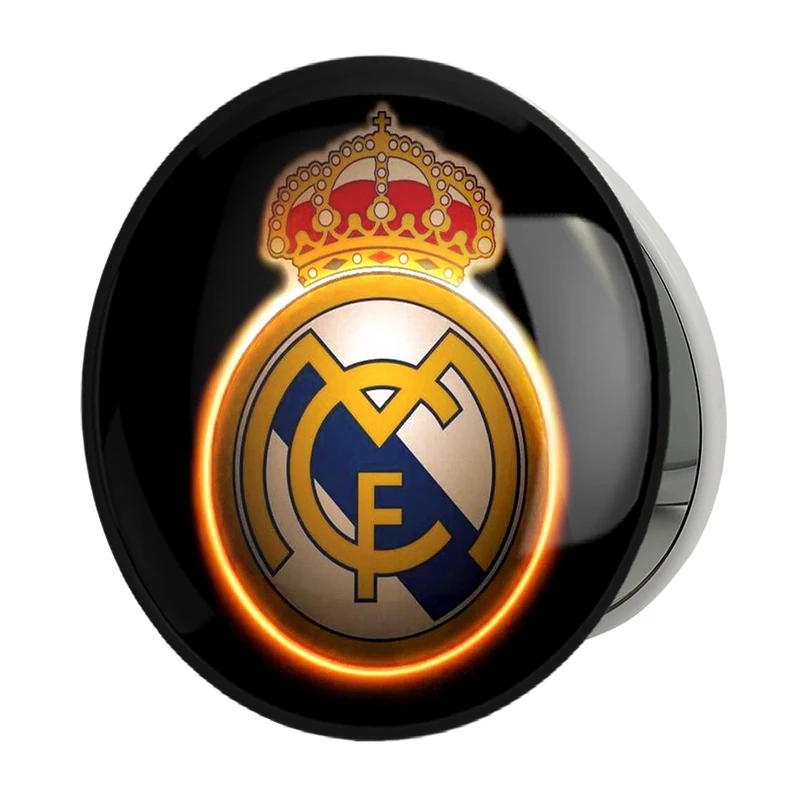 آینه جیبی خندالو طرح باشگاه رئال مادرید مدل تاشو کد 26366 