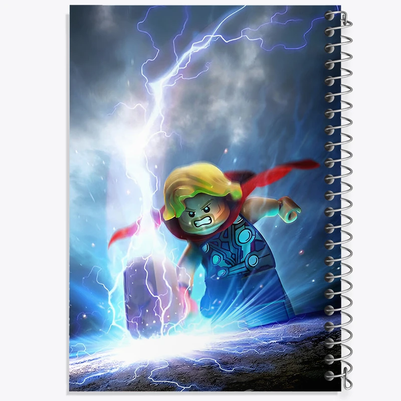 دفتر شطرنجی 50 برگ خندالو طرح مارول (Marvel) کد N2915