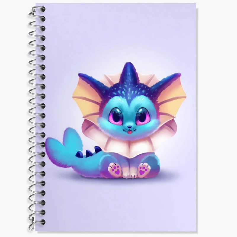 دفتر زبان 50 برگ خندالو مدل دو خط طرح دوش انیمه پوکمون کد 17304