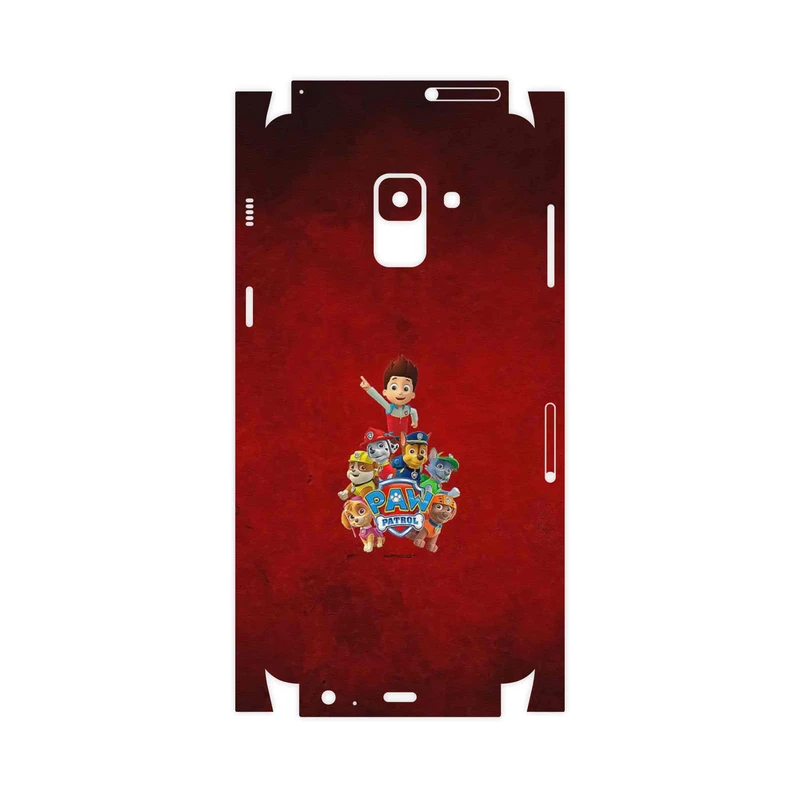 برچسب پوششی ماهوت مدل Paw Patrol-FullSkin مناسب برای گوشی موبایل سامسونگ Galaxy A8 2018