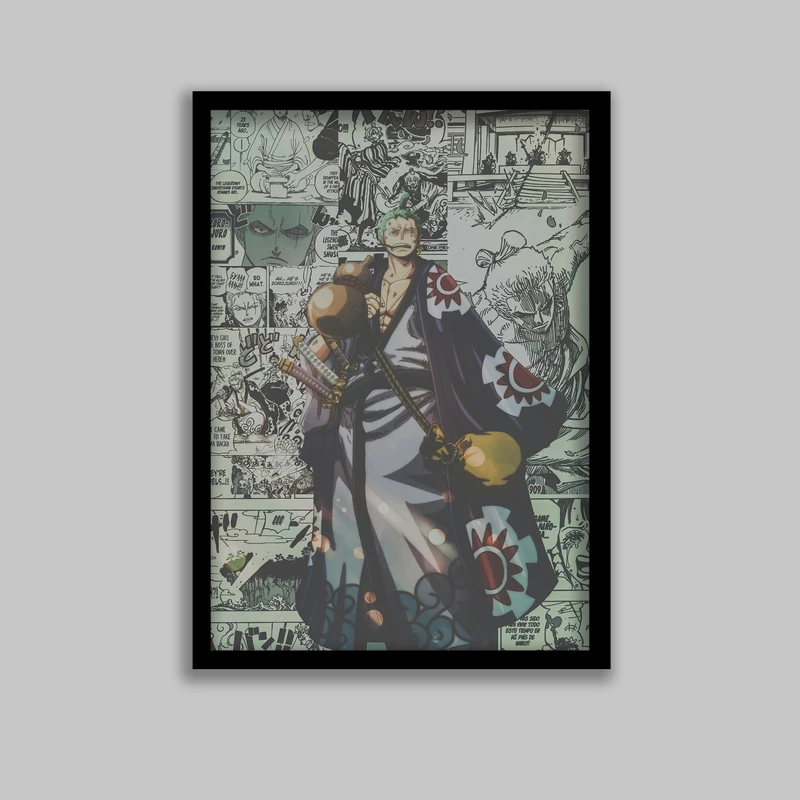 تابلو مدل انیمه وان پیس One Piece کد LA-G10505-2