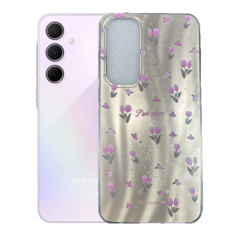 کاور طرح گل لاله مناسب برای گوشی موبایل سامسونگ Galaxy A55