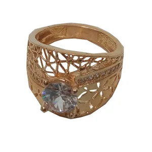 انگشتر زنانه مدل مژگان نگین دار