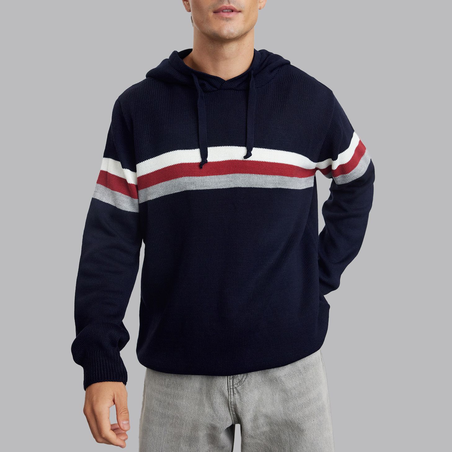 پلیور یقه ایستاده مردانه ترندیول مدل 46939013 -  - 3