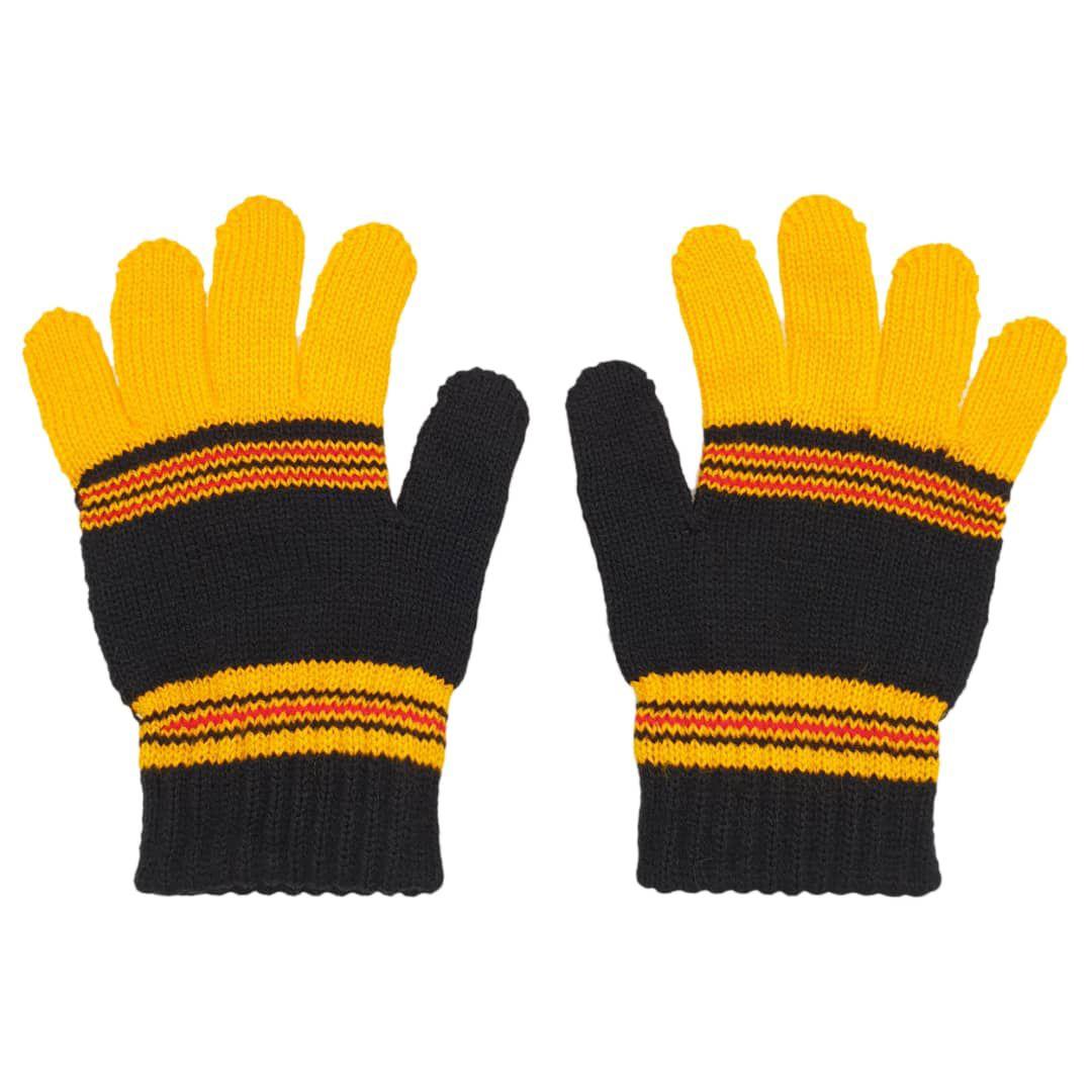 دستکش بافتنی بچگانه مدل Y01 رنگ زرد
