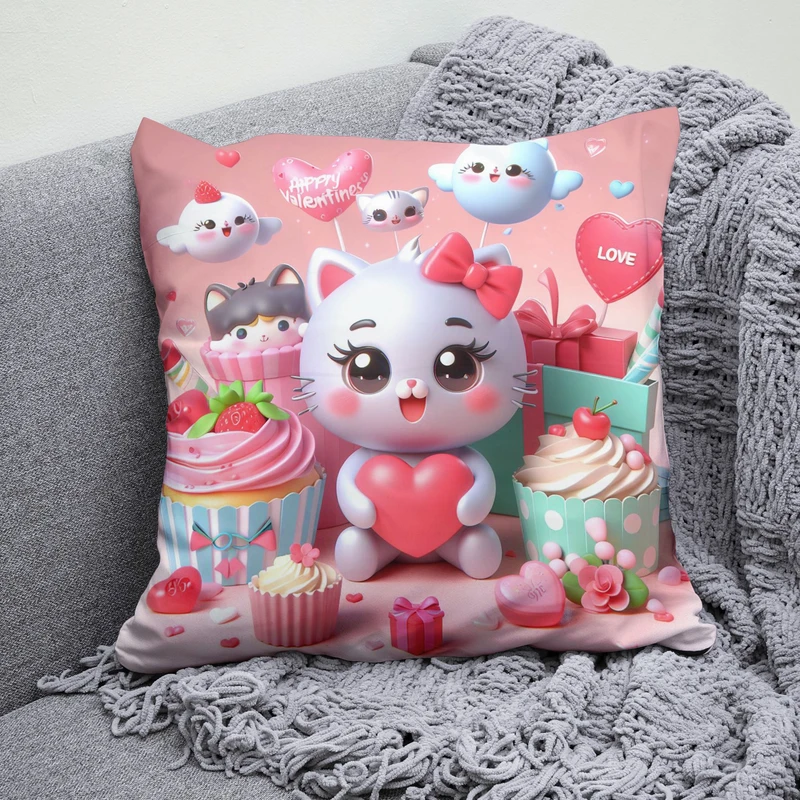 کوسن پاد آفرین مدل خرس عاشقانه فانتزی B691