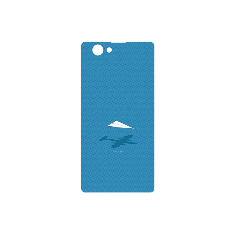 برچسب پوششی ماهوت مدل Minimal Paper Airplane مناسب برای گوشی موبایل سونی Xperia Z1 Compact