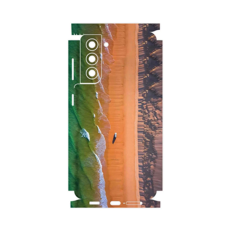 برچسب پوششی ماهوت مدل Beach and Green Sea-FullSkin مناسب برای گوشی موبایل سامسونگ Galaxy S21 5G